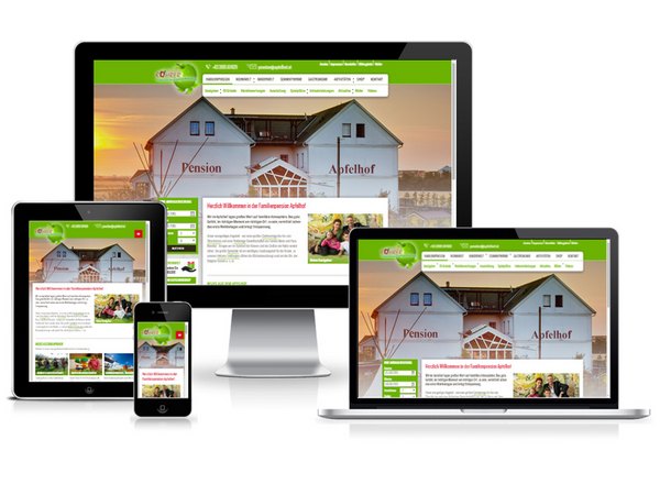 Responsive Webdesign für den Apfelhof