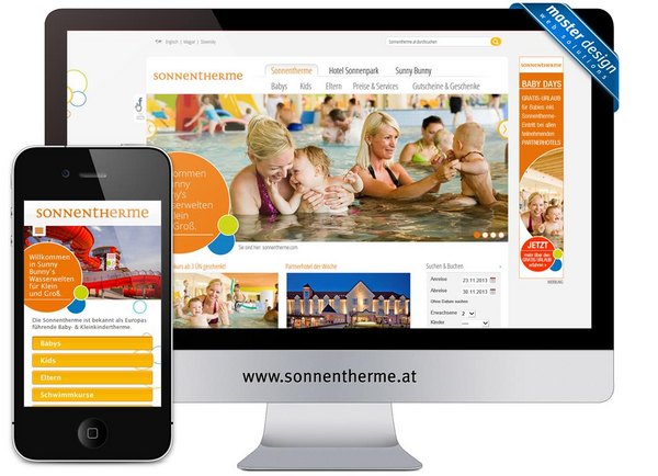 Webdesign: Sonnentherme Lutzmannsburg