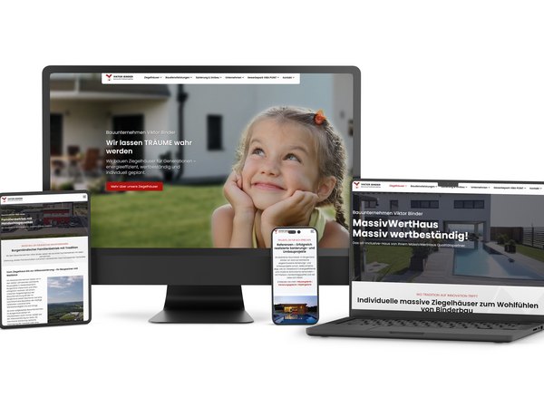Website-Relaunch für Binder Bau – neue Inhalte, frisches Design und strukturierte Nutzerführung auf TYPO3-Basis Binder Bau